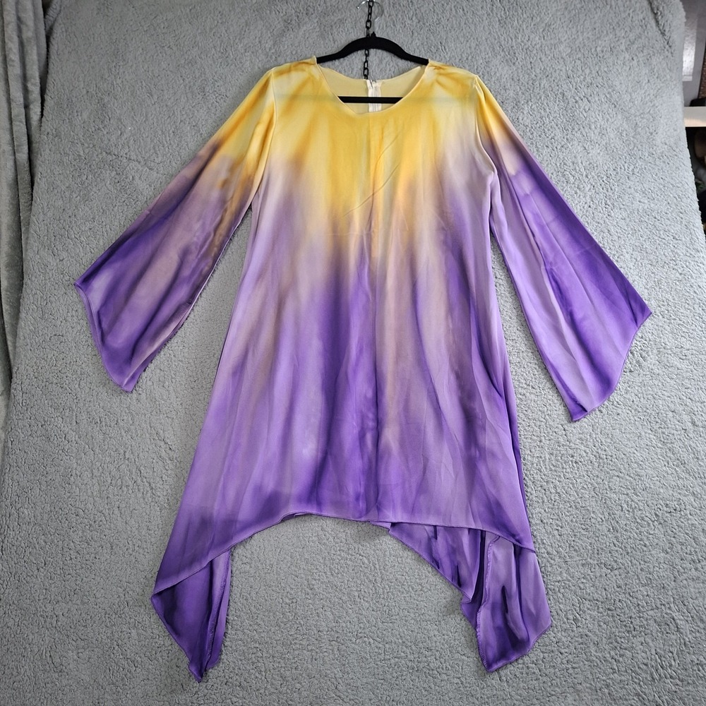 Dance Dress Tunic Dress‎ Adult Small Watercolor Dancewear Brand Ombre Fairycore